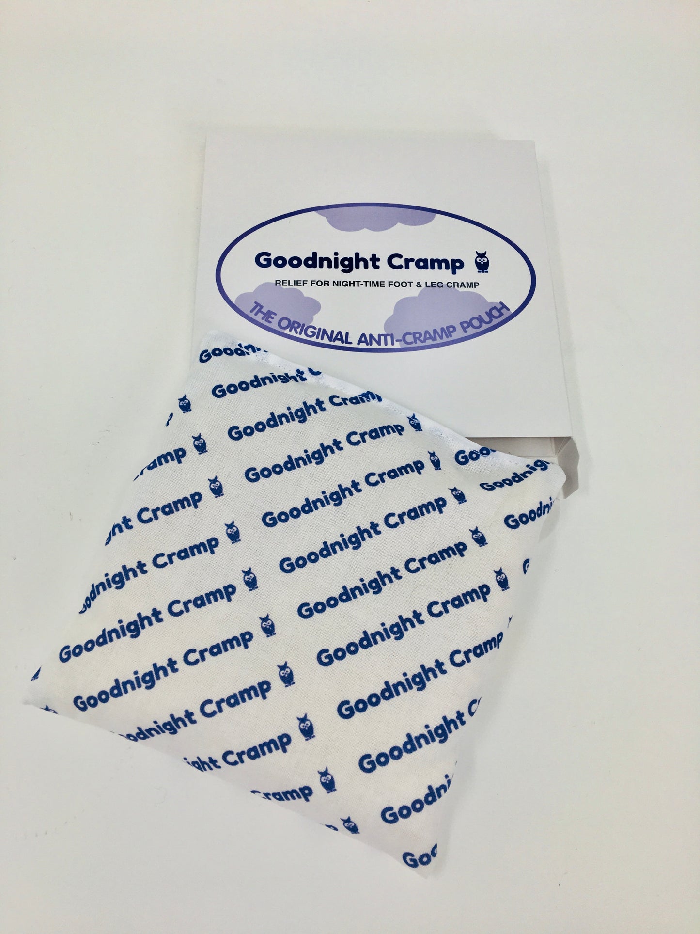 Goodnight Cramp Pouch, Anti-leg cramp relief, open package